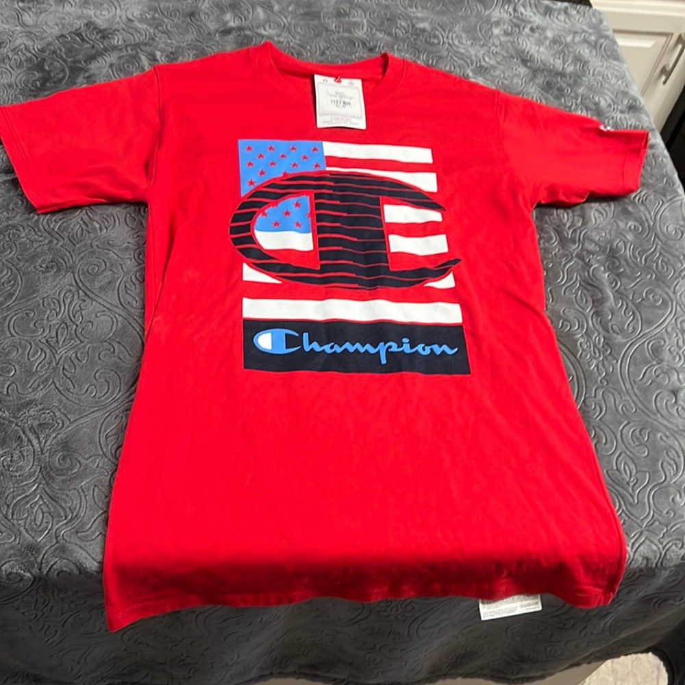 Womens champion small long graphic tee